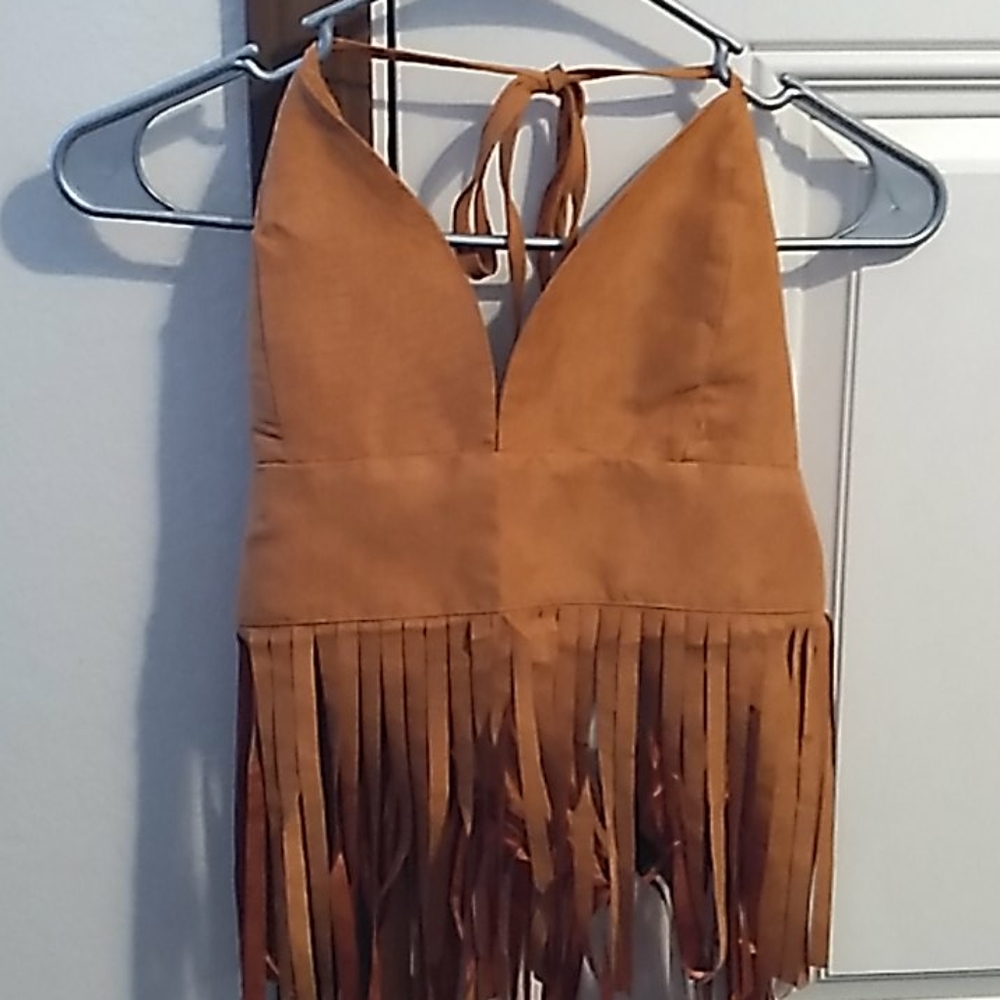 Western looking crop top